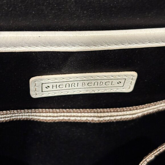 Henri Bendel West 57th Olive Green Leather Backpack, Discontinued Luxury RARE! - Picture 10 of 12